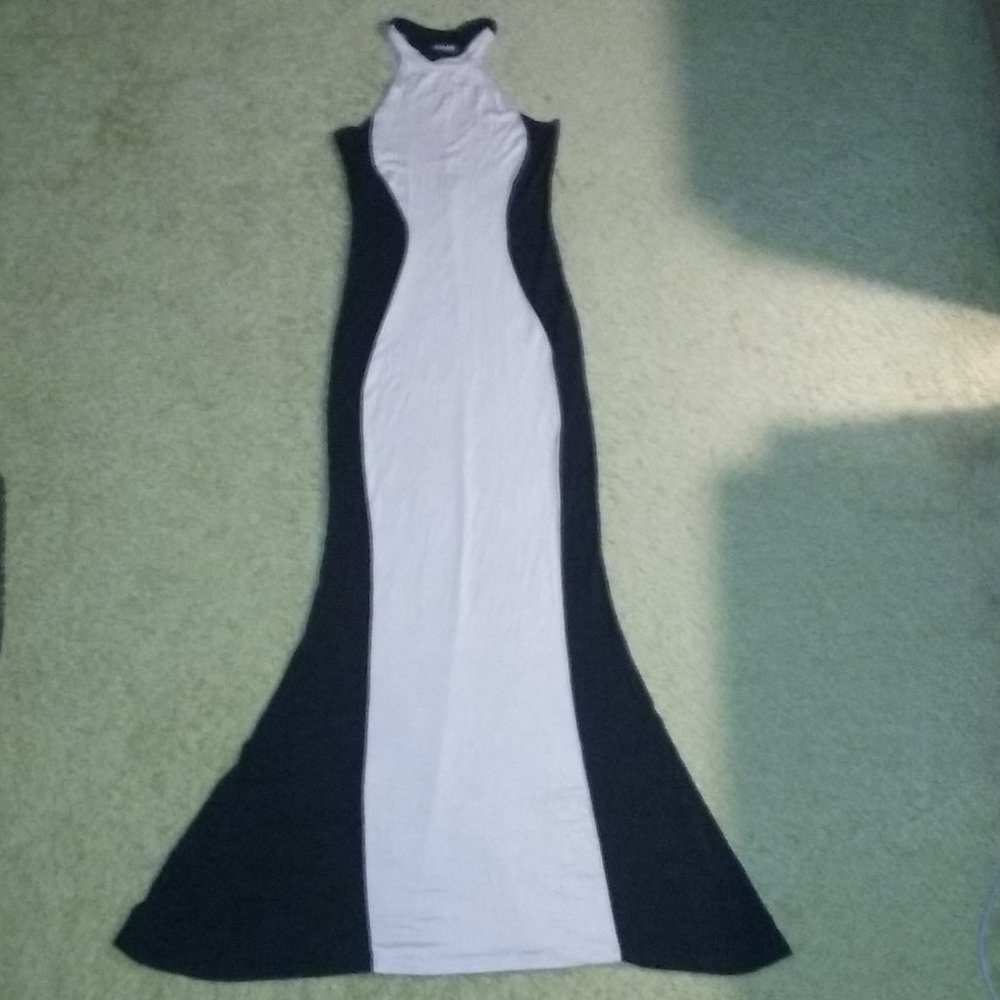High Neck hourglass Mermaid Maxi Dress (not Tall)